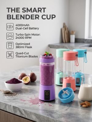 4 In 1 Handheld Rechargeable Vegetable Cutter Chopper